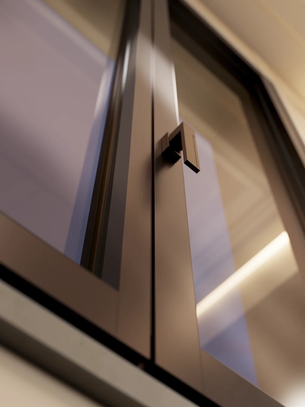 Finestra in alluminio installata da Tecnoser